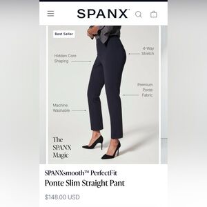Spanx Pointe Slim Straight Pant